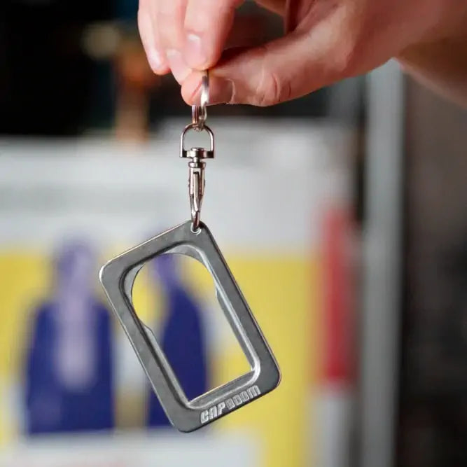 Capboom keychain butte opener